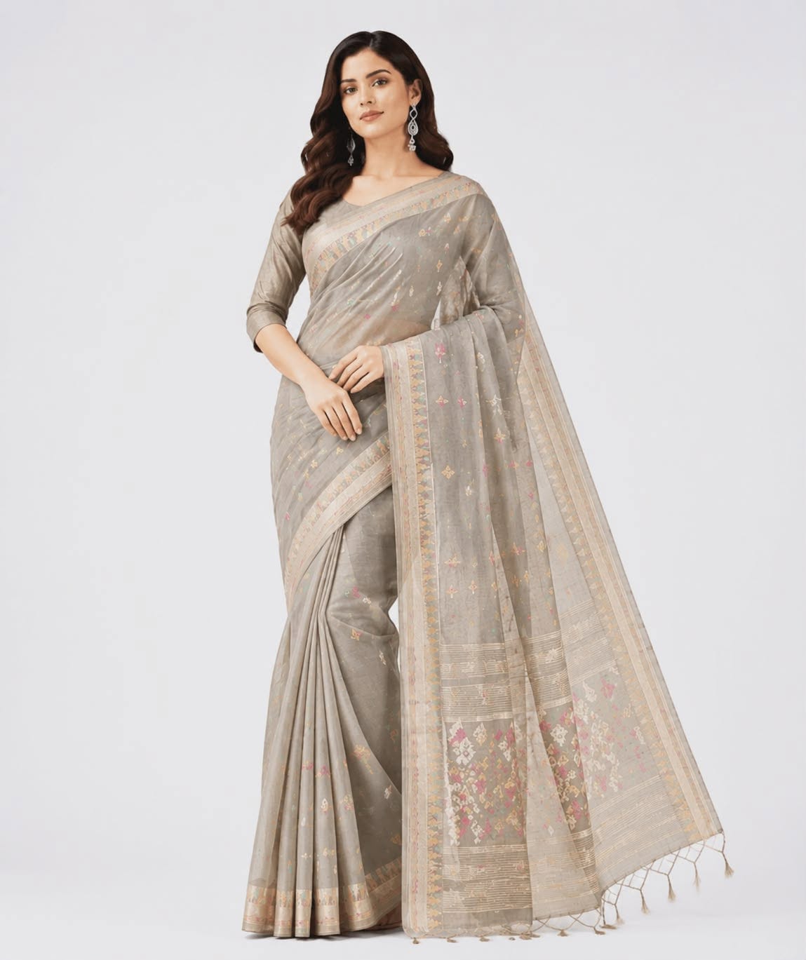 Handloom Tant Saree — Heritage Weave